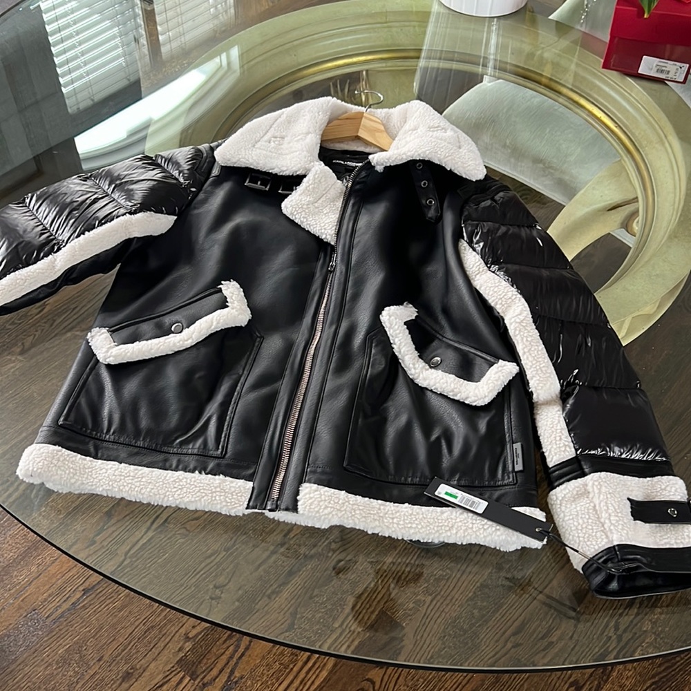 New Karl Lagerfield puffy sleeve jacket